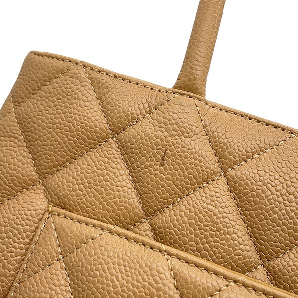 シャネル トートバッグ 復刻トート ココマーク マトラッセ キャビアスキン A01804 CHANEL