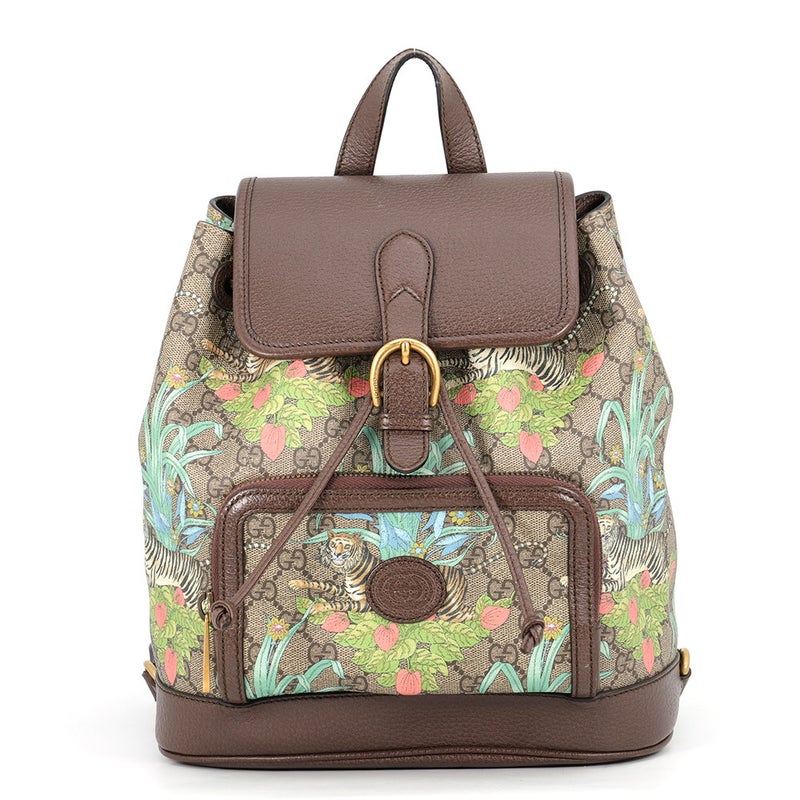 グッチ リュック タイガー GGスプリーム 674147 GUCCI バックパック バッグ