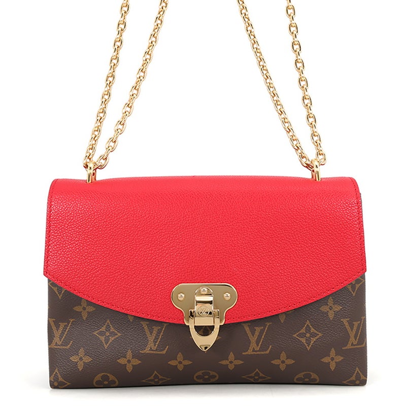 ルイヴィトン ショルダーバッグ モノグラム サン・プラシード M43713 LOUIS VUITTON レッド