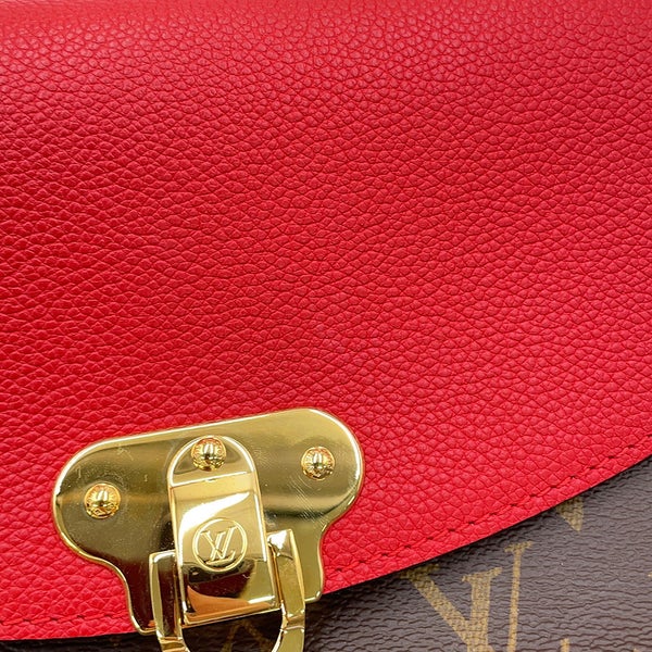 ルイヴィトン ショルダーバッグ モノグラム サン・プラシード M43713 LOUIS VUITTON レッド