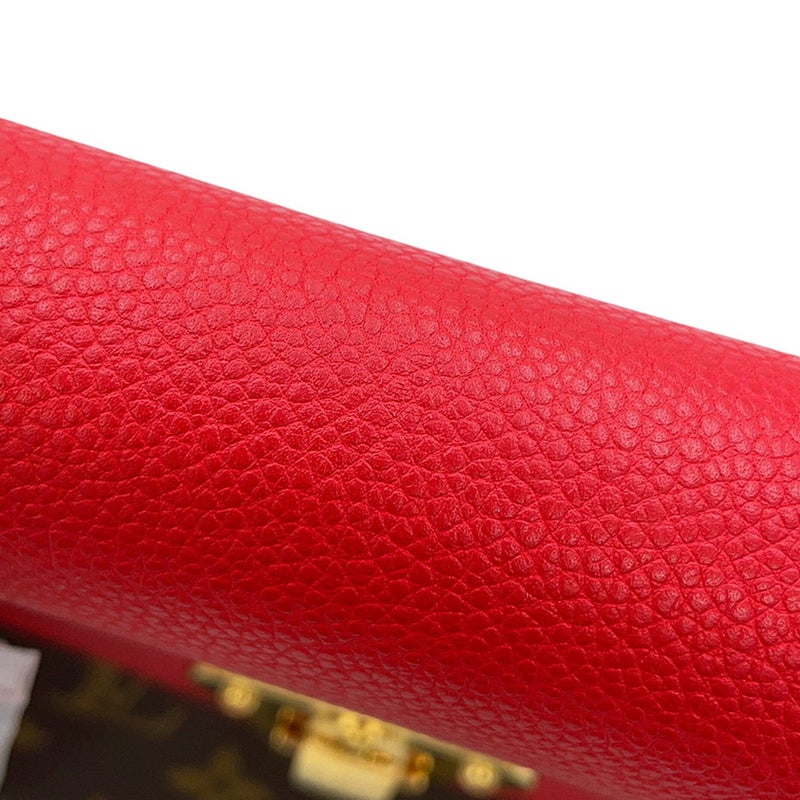 ルイヴィトン ショルダーバッグ モノグラム サン・プラシード M43713 LOUIS VUITTON レッド