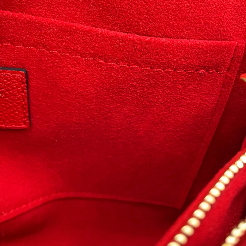 ルイヴィトン ショルダーバッグ モノグラム サン・プラシード M43713 LOUIS VUITTON レッド
