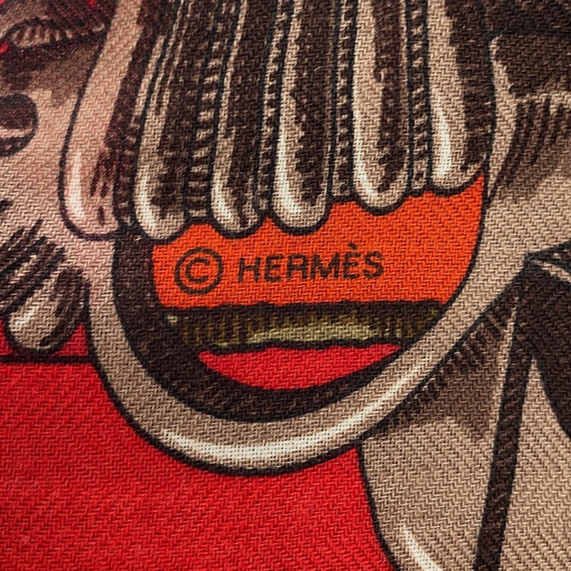 エルメス ストール カレ140 カレジェアン 帝王学 L'INSTRUCTION DUROY HERMES 2023年秋冬