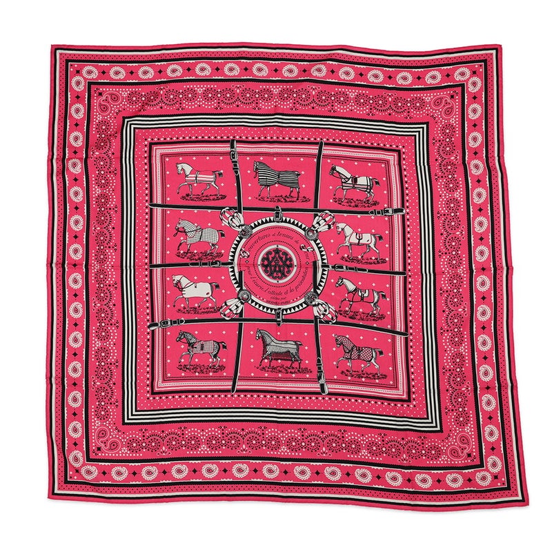 エルメス ストール カレ140 カレジェアン 馬着・バンダナ COUVERTURES ET TENUES DE JOUR BANDANA HERMES 2020年秋冬