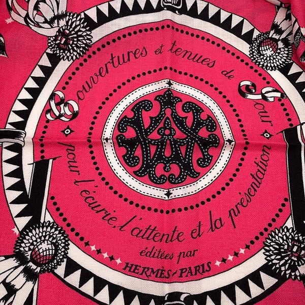 エルメス ストール カレ140 カレジェアン 馬着・バンダナ COUVERTURES ET TENUES DE JOUR BANDANA HERMES 2020年秋冬