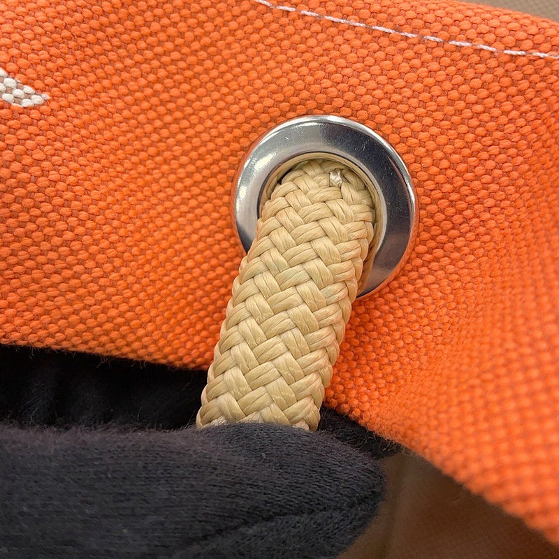 エルメス トートバッグ エスカル・ア・ラ・プラージュ プリント アシエ/シルバー金具 トワルアッシュ HERMES ビーチバッグ