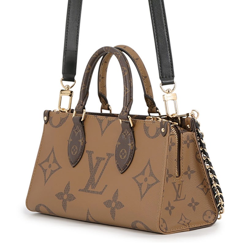 ルイヴィトン ハンドバッグ モノグラム・リバース/モノグラム・ジャイアント オンザゴー EW チェーン M14236 LOUIS VUITTON