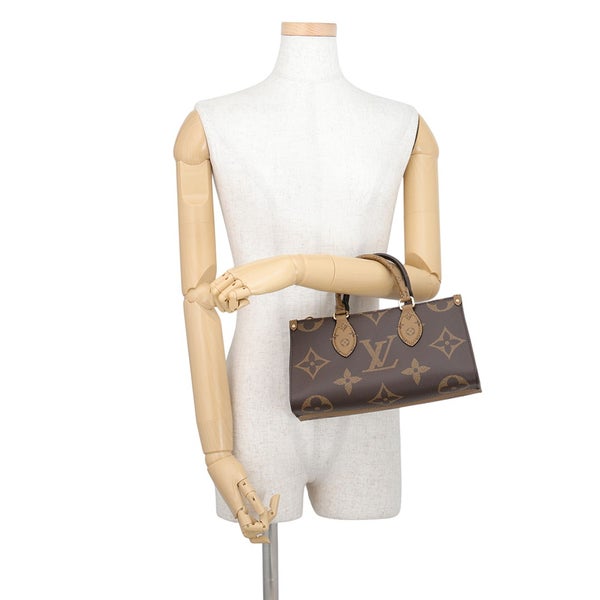 ルイヴィトン ハンドバッグ モノグラム・リバース/モノグラム・ジャイアント オンザゴー EW チェーン M14236 LOUIS VUITTON