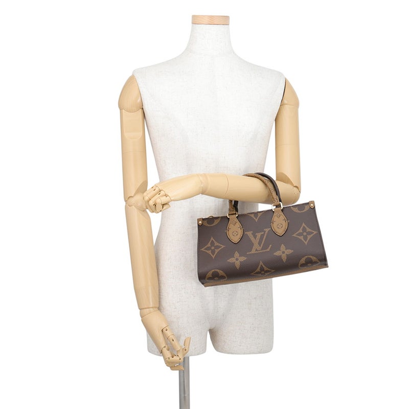 ルイヴィトン ハンドバッグ モノグラム・リバース/モノグラム・ジャイアント オンザゴー EW チェーン M14236 LOUIS VUITTON