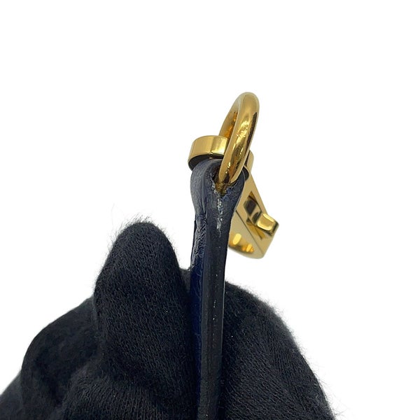 エルメス ハンドバッグ ケリー28 内縫い ブルーニュイ/ゴールド金具 トリヨンクレマンス X刻印 HERMES Kelly 2wayショルダー