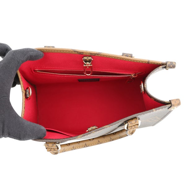 ルイヴィトン ハンドバッグ モノグラム・リバース ジャイアント オンザゴー PM M46373 ヴィトン 2wayショルダーバッグ