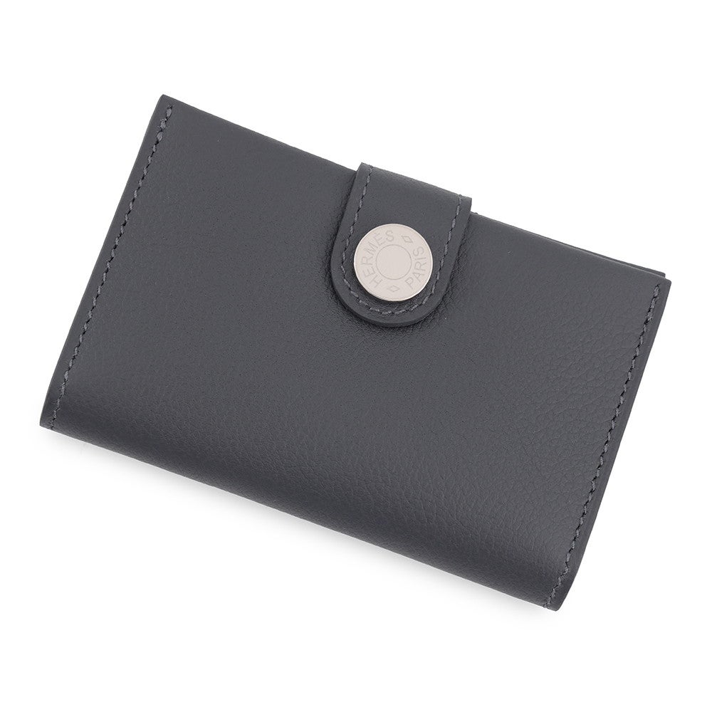 エルメス カードケース RMS グリミスティ/シルバー金具 エバーカラー K