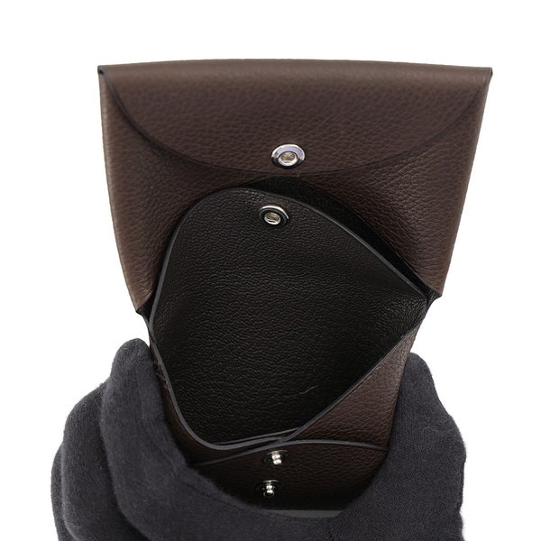 エルメス コインケース カルヴィ デュオ バレニア/シルバー金具 バレニアフォーブル K刻印