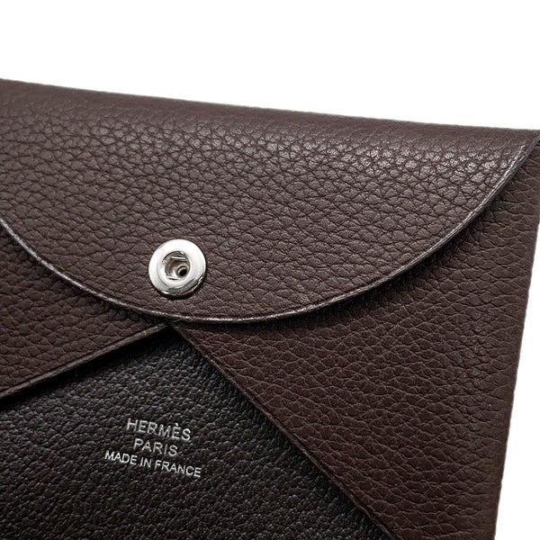 エルメス コインケース カルヴィ デュオ バレニア/シルバー金具 バレニアフォーブル K刻印