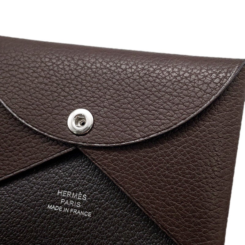 エルメス コインケース カルヴィ デュオ バレニア/シルバー金具 バレニアフォーブル K刻印
