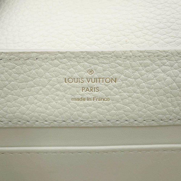 ルイヴィトン ハンドバッグ トリヨンレザー パイソン カプシーヌMINI N98477 LOUIS VUITTON 2wayショルダー 白 ホワイト