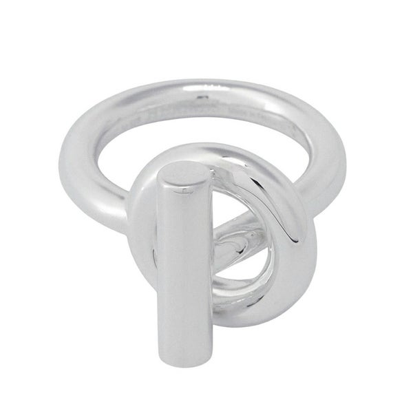 エルメス リング エシャペ MM SV925シルバー リングサイズ50 HERMES ジュエリー 指輪 Echapee