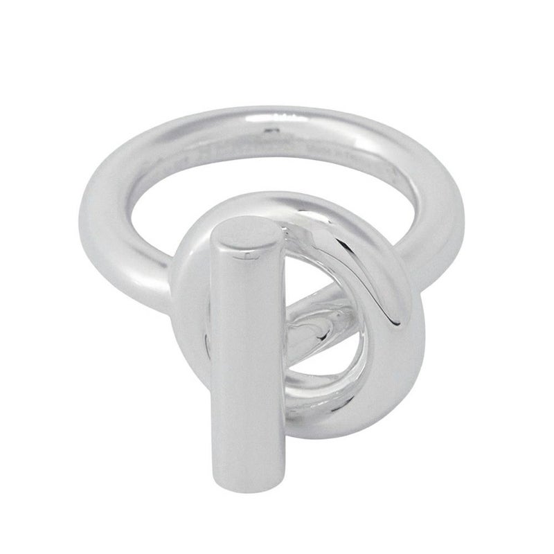 エルメス リング エシャペ MM SV925シルバー リングサイズ50 HERMES ジュエリー 指輪 Echapee