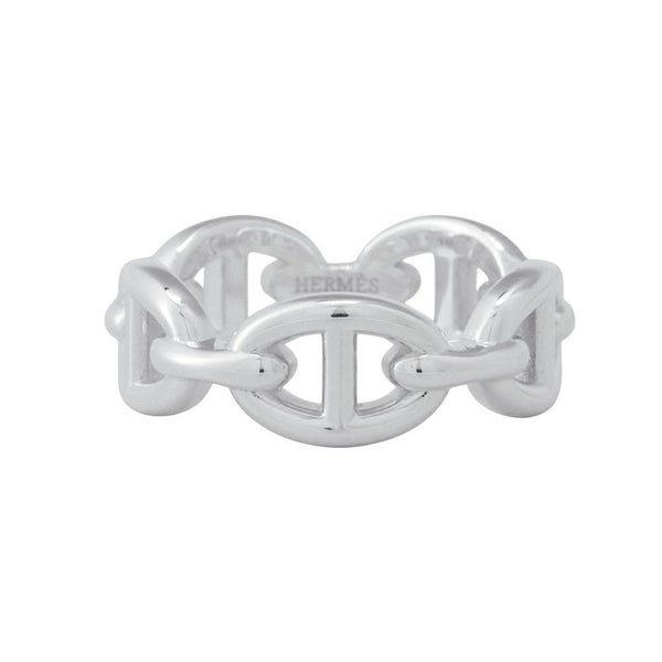 エルメス リング シェーヌダンクル アンシェネPM SV925シルバー リングサイズ54 HERMES ジュエリー