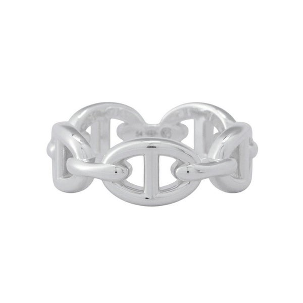 エルメス リング シェーヌダンクル アンシェネPM SV925シルバー リングサイズ54 HERMES ジュエリー