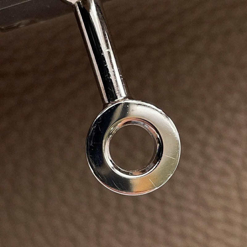 エルメス バーキン30 エトゥープ/シルバー金具 トゴ □Q刻印 HERMES Birkin ハンドバッグ