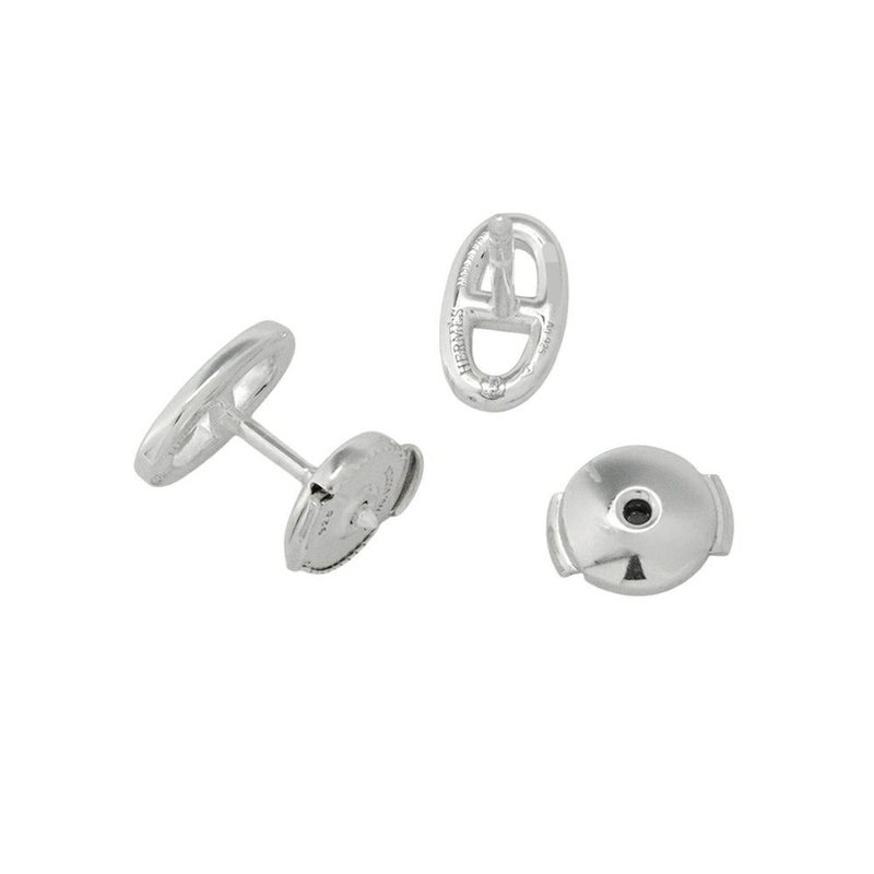 エルメス ピアス ファランドール シェーヌダンクル TPM SV925シルバー HERMES ジュエリー スタッドピアス