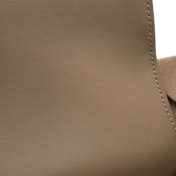 エルメス ショルダーバッグ ゲタ エトゥープ/シルバー金具 シェブルミゾル B刻印