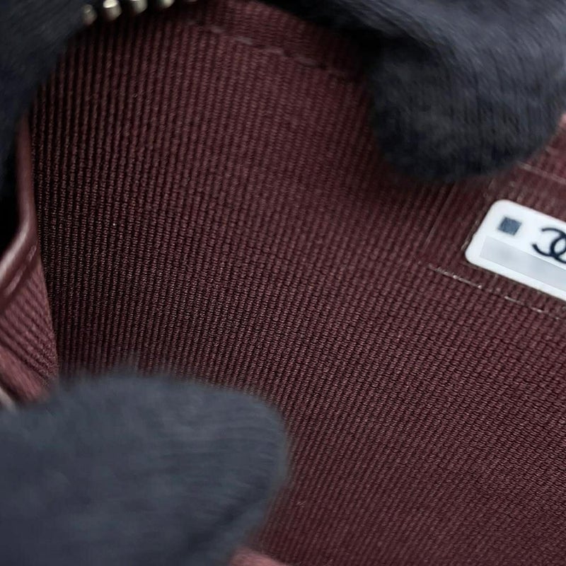 シャネル コインケース クラシック ジップコインパース マトラッセ ココマーク キャビアスキン AP0216 CHANEL 財布 黒