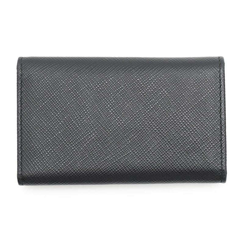 プラダ 6連キーケース サフィアーノ Saffianol 1PG222 PRADA キーケース 黒