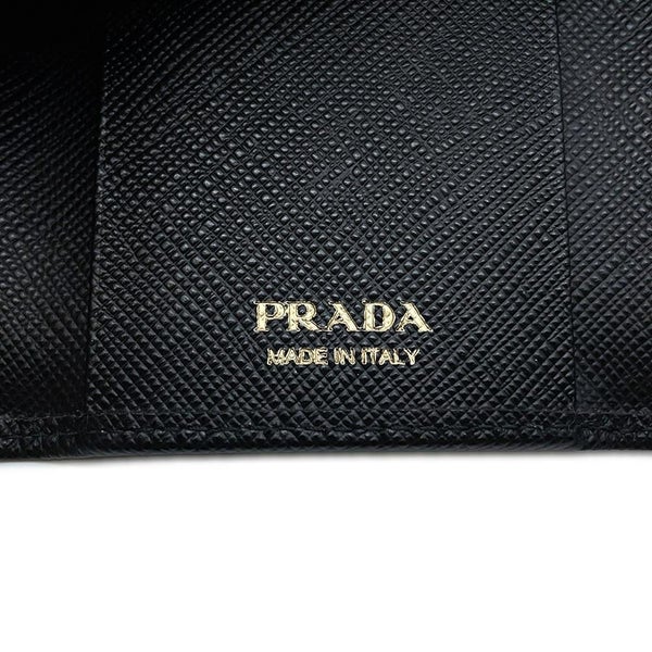 プラダ 6連キーケース サフィアーノ Saffianol 1PG222 PRADA キーケース 黒