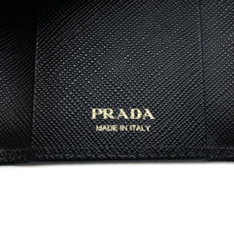 プラダ 6連キーケース サフィアーノ Saffianol 1PG222 PRADA キーケース 黒