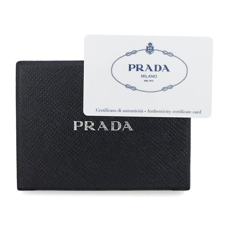 プラダ 6連キーケース サフィアーノ Saffianol 1PG222 PRADA キーケース 黒
