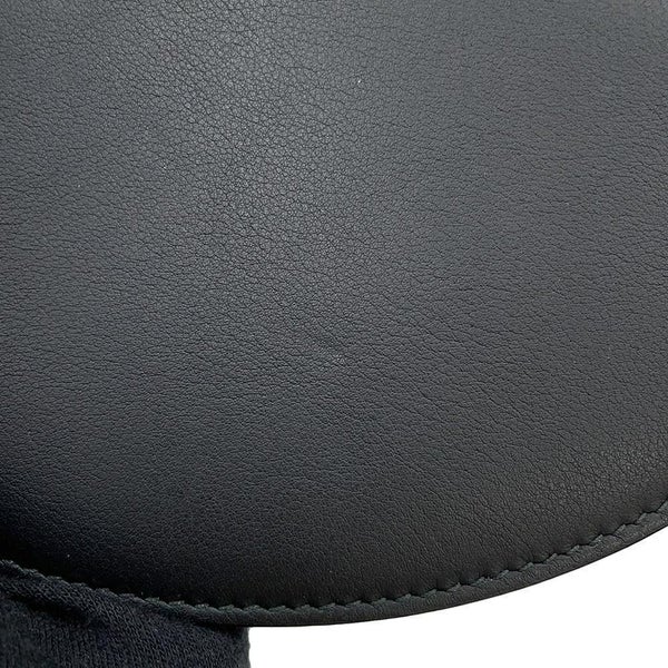 ティファニー 長財布 ハーフムーン ウォレット レザー Tiffany&Co. ラウンドファスナー 黒