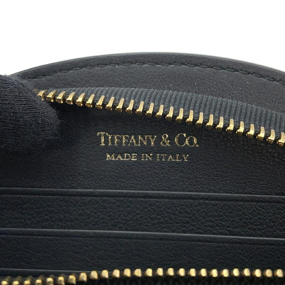 ティファニー 長財布 ハーフムーン ウォレット レザー Tiffany&Co