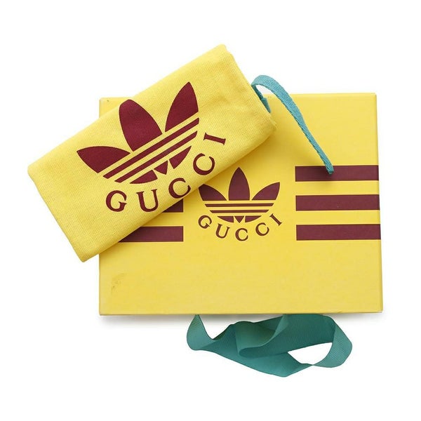 グッチ ショルダーウォレット アディダスコラボ ホースビット レザー 702248 GUCCI adidas 財布 白 黒