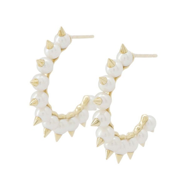 タサキ ピアス デインジャー トライブ イヤリング 淡水真珠 パール K18YG EC-3780 TASAKI フープピアス ジュエリー