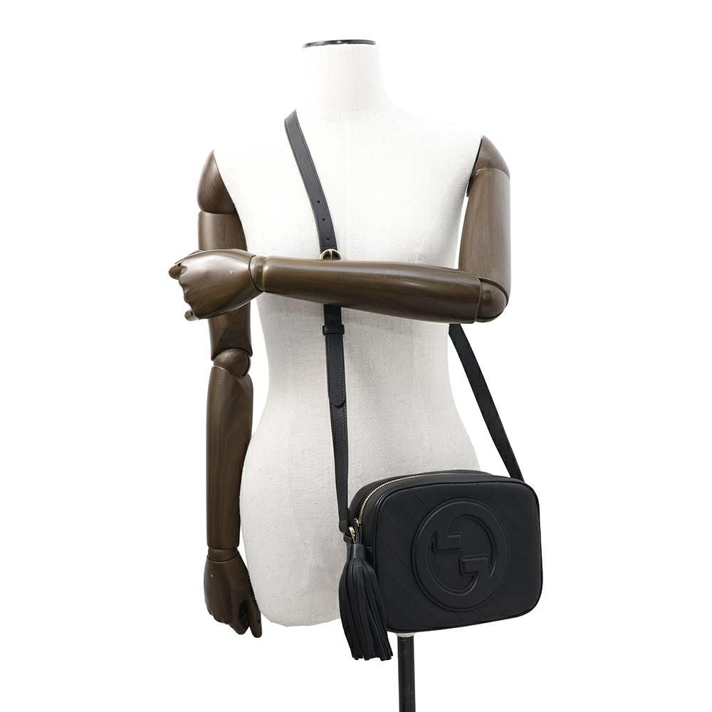 ★3日以内返品可★ 極美品 GUCCI グッチ ブロンディ スモール ショルダー バッグ 742360 ショルダーバッグ カーキ レザー レディース 関税負担なし☆GUCCI グッチブロンディスモールショルダーバッグ