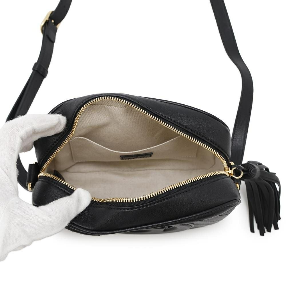 ★3日以内返品可★ 極美品 GUCCI グッチ ブロンディ スモール ショルダー バッグ 742360 ショルダーバッグ カーキ レザー レディース 関税負担なし☆GUCCI グッチブロンディスモールショルダーバッグ