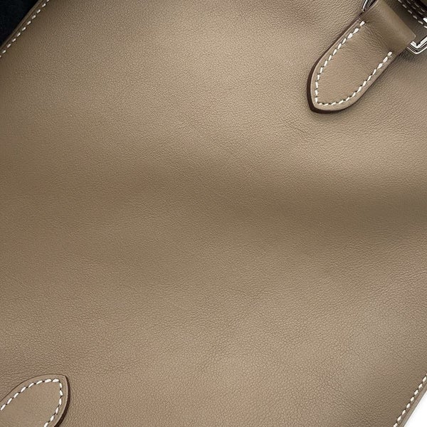 エルメス ボディバッグ ポルトフォイユ・ポッシャンプリュス エトゥープ/シルバー金具 スイフト U刻印