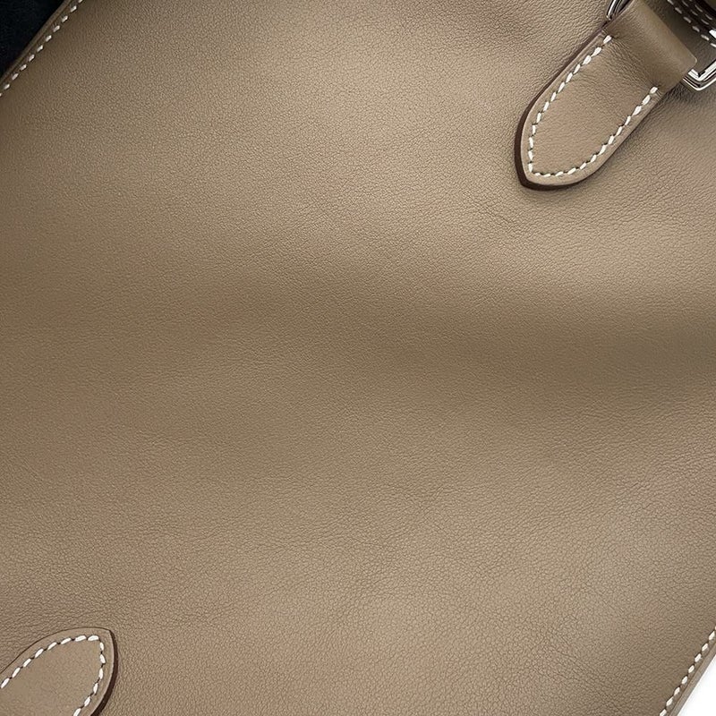 エルメス ボディバッグ ポルトフォイユ・ポッシャンプリュス エトゥープ/シルバー金具 スイフト U刻印