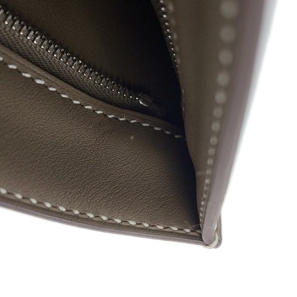 エルメス ボディバッグ ポルトフォイユ・ポッシャンプリュス エトゥープ/シルバー金具 スイフト U刻印