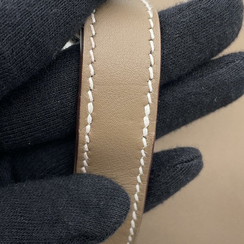 エルメス ボディバッグ ポルトフォイユ・ポッシャンプリュス エトゥープ/シルバー金具 スイフト U刻印