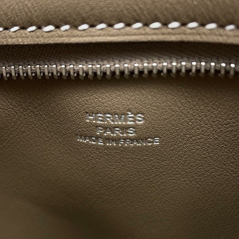 エルメス ボディバッグ ポルトフォイユ・ポッシャンプリュス エトゥープ/シルバー金具 スイフト U刻印