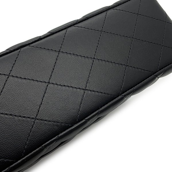 シャネル チェーンショルダーバッグ マトラッセ25 ココマーク ラムスキン ダブルチェーン A01112 CHANEL