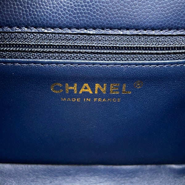シャネル チェーンショルダーバッグ ミニ マトラッセ ココマーク キャビアスキン AS4406 CHANEL バッグ