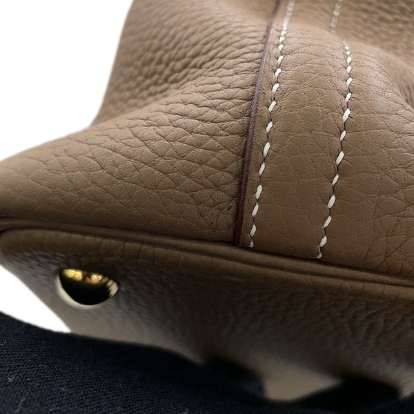 エルメス ハンドバッグ ボリード31 エトゥープ/ゴールド金具 トリヨンクレマンス D刻印 HERMES 2wayショルダーバッグ
