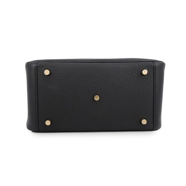 エルメス ハンドバッグ リンディ26 ブラック/ゴールド金具 トリヨンクレマンス K刻印 HERMES 2way 黒