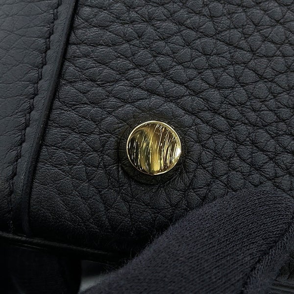 エルメス ハンドバッグ リンディ26 ブラック/ゴールド金具 トリヨンクレマンス K刻印 HERMES 2way 黒