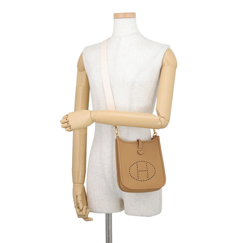 エルメス ショルダーバッグ エブリンTPM 85cm アマゾン ビスキュイ/ナタ/ゴールド金具 トリヨンクレマンス K刻印 HERMES