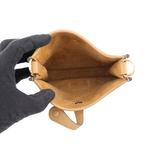 エルメス ショルダーバッグ エブリンTPM 85cm アマゾン ビスキュイ/ナタ/ゴールド金具 トリヨンクレマンス K刻印 HERMES